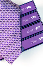 Load image into Gallery viewer, Texas Christian University Frog Fountain Tie