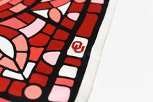 Load image into Gallery viewer, OU Stain Glass Scarf