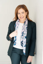 Load image into Gallery viewer, Soaring Scissortail Silk Scarf