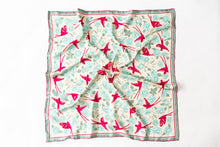 Load image into Gallery viewer, Soaring Scissortail Silk Scarf