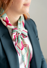 Load image into Gallery viewer, Soaring Scissortail Silk Scarf