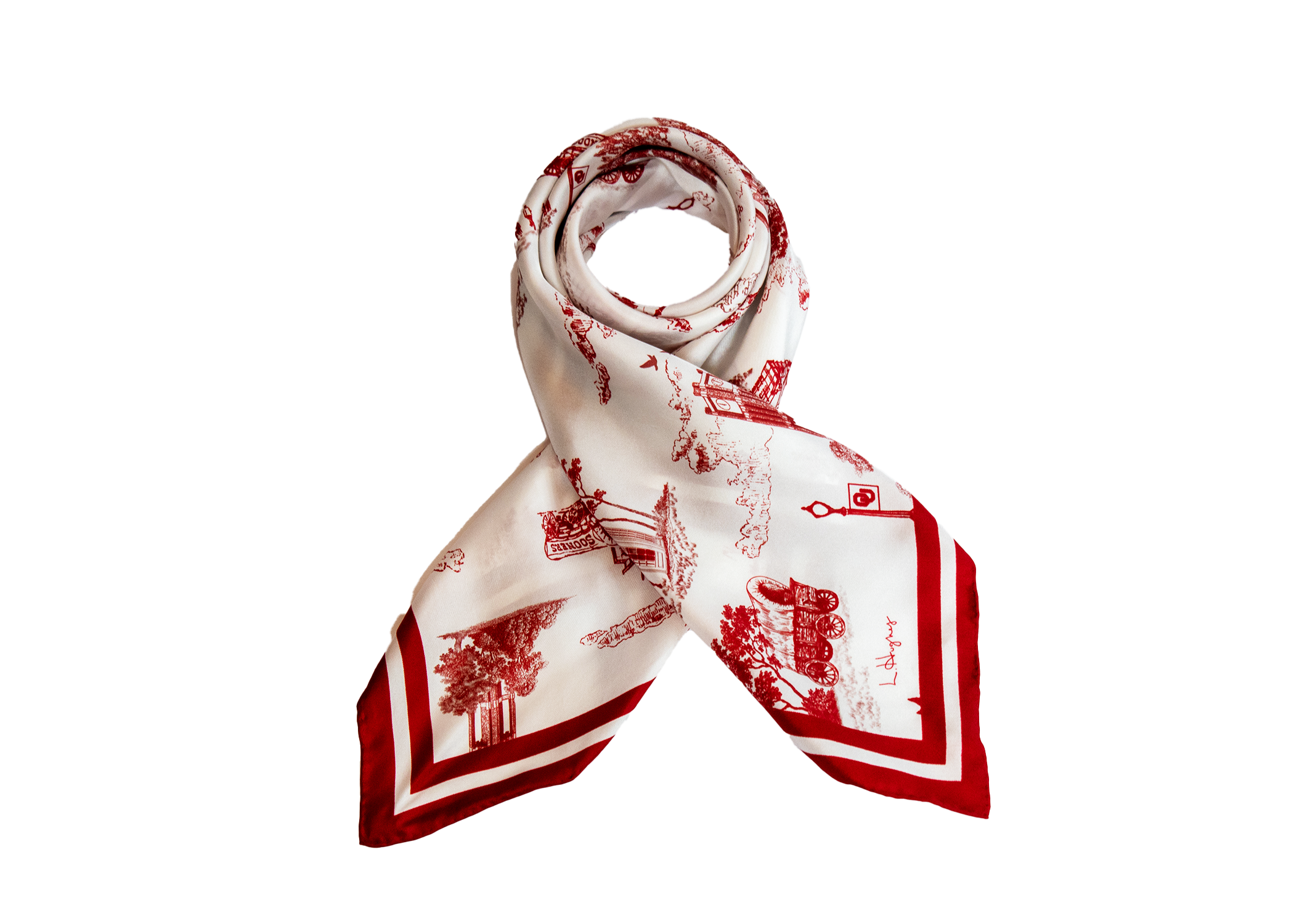 OU Toile Scarf