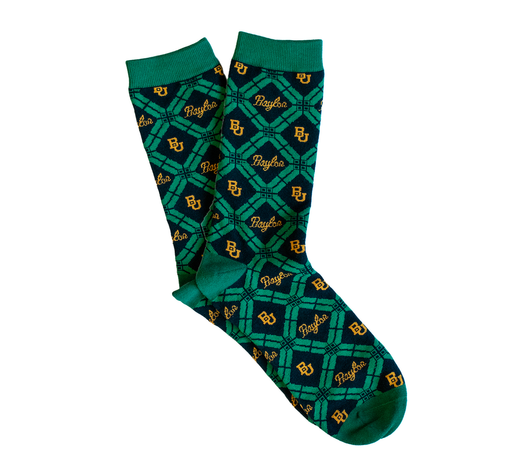 Baylor Script Sock