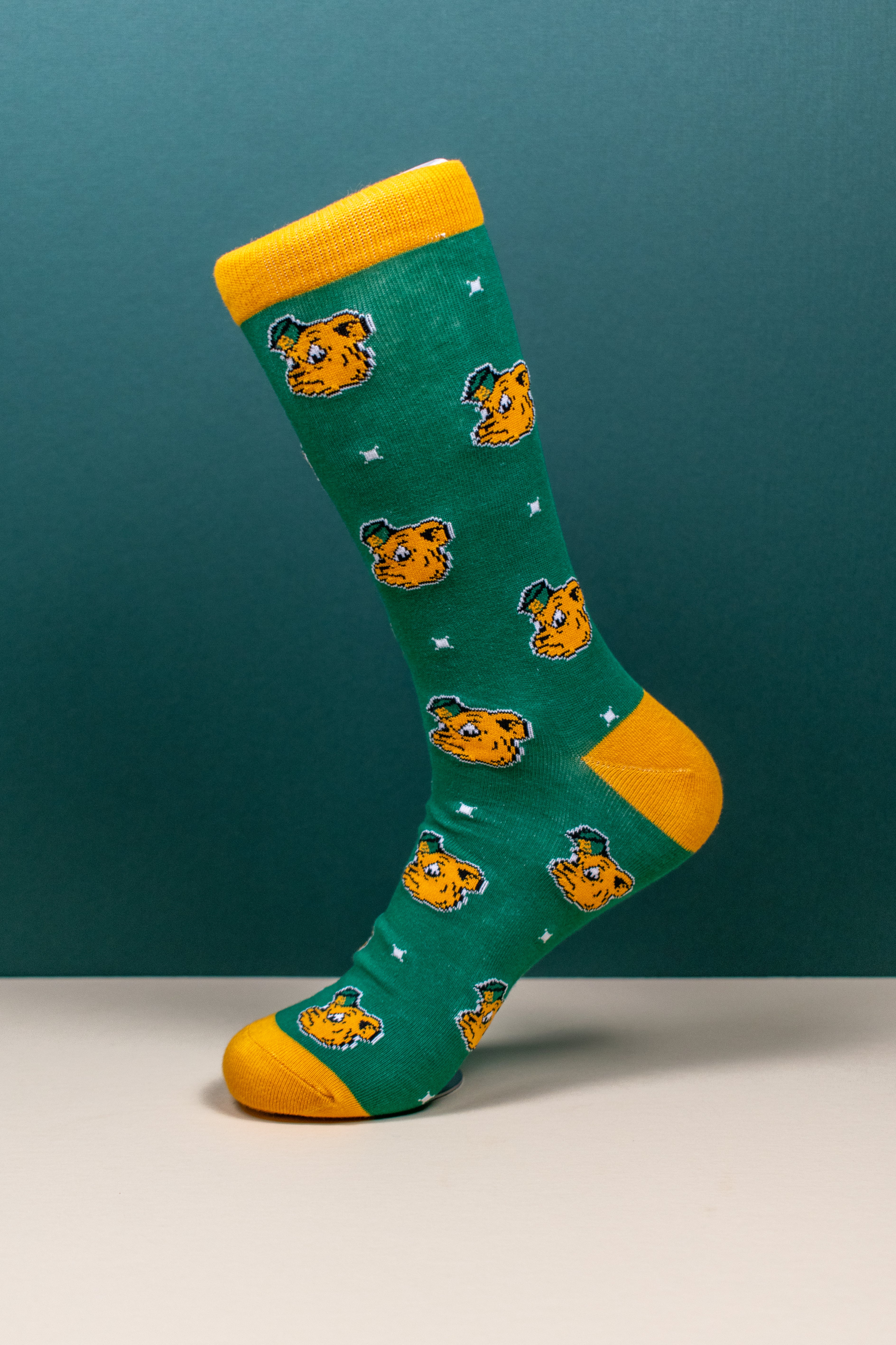 Baylor Sailor Bear Sock