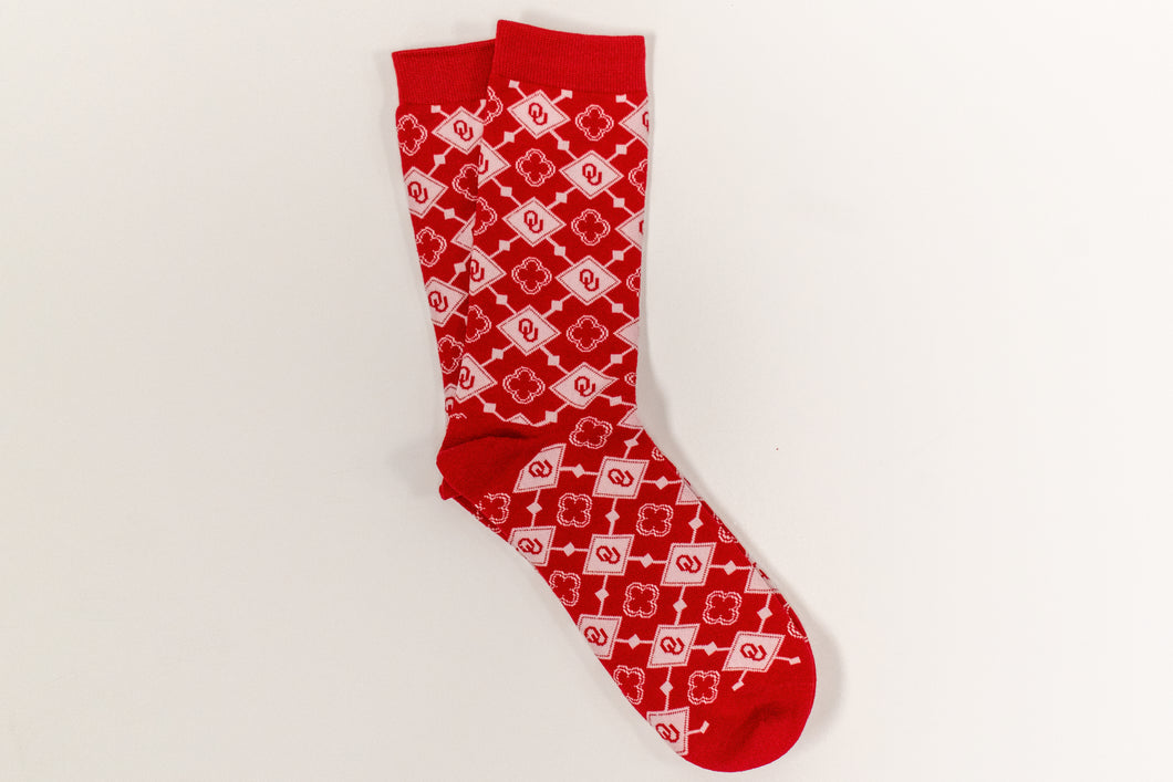 OU Diamond Sock