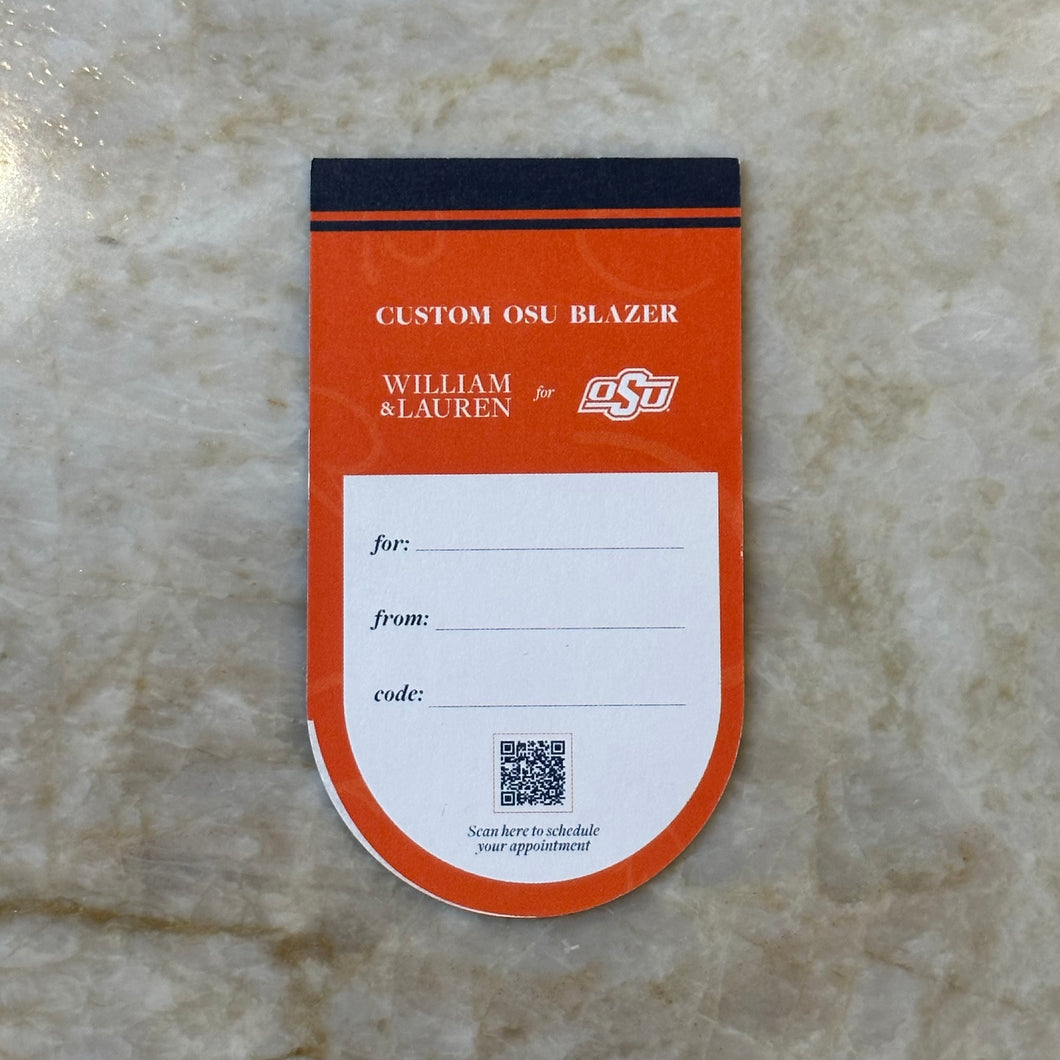 OSU Custom Blazer Gift Card