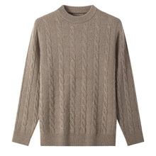 Load image into Gallery viewer, The Cashmere Cable-Knit Crewneck
