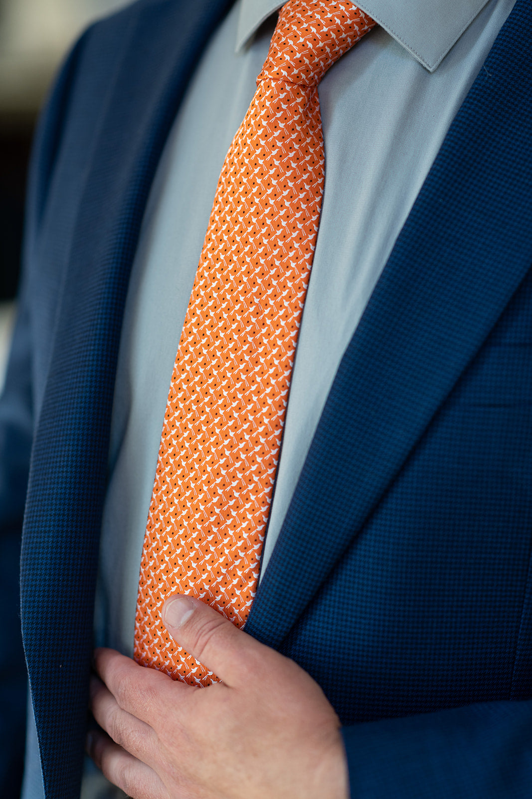 Tennessee Volunteers Vols Tie Repp Necktie Silk Orange White Tennessee Volunteers Vols Tie Repp Necktie Silk Orange White