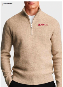 Lead On Q Zip Sweater