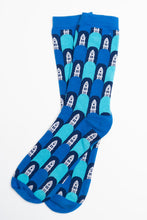 Load image into Gallery viewer, UCO old north blue sock 
