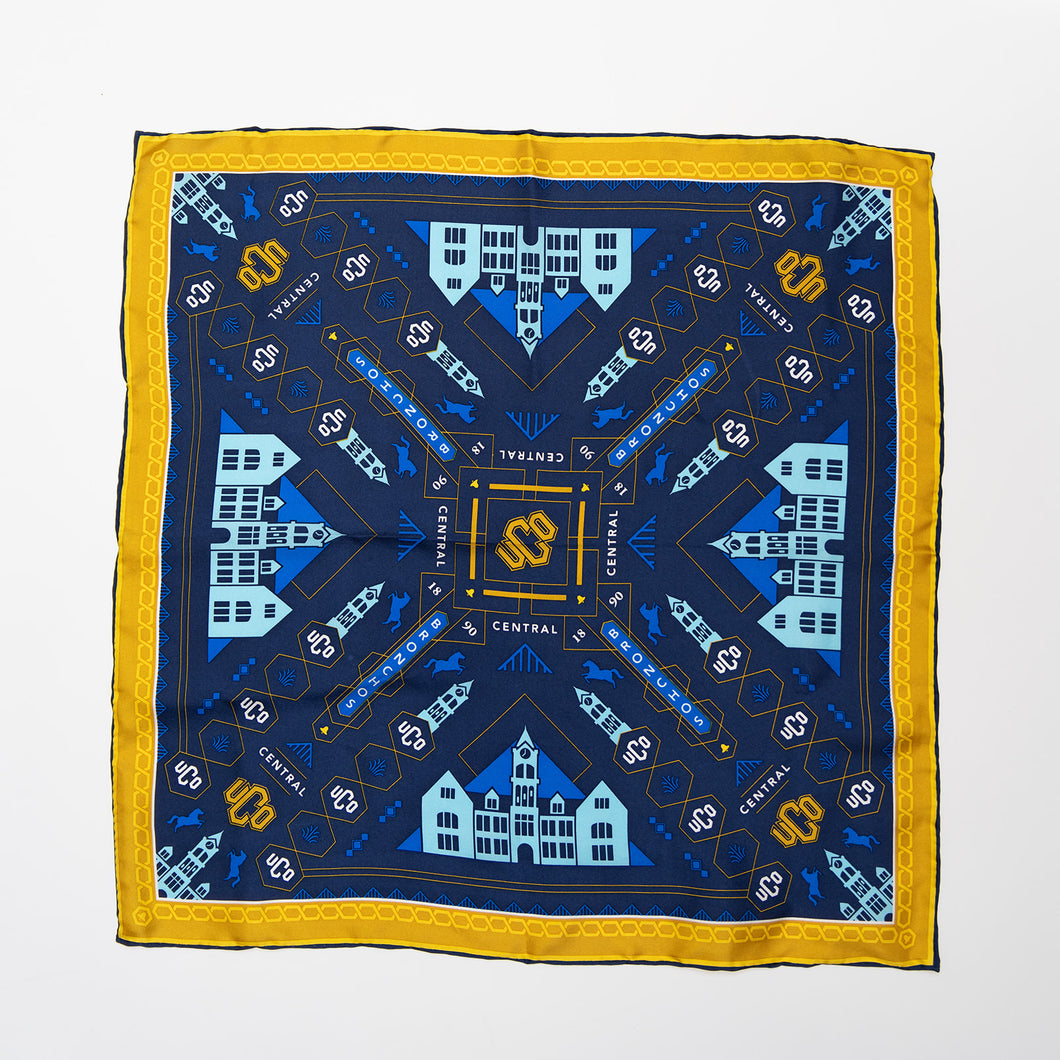 UCO silk scarf